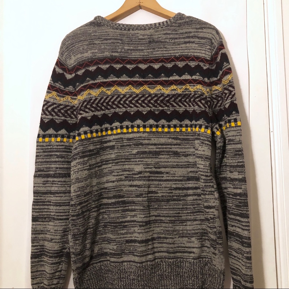 Urban Pipeline Geo-Pattern Very Cozy Sweater - Picture 5 of 7